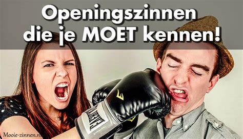 21 beste openingszinnen die wél werken